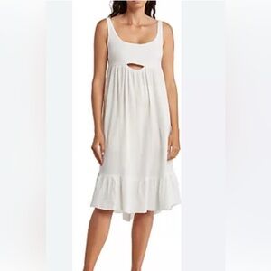 Nordstrom Unbleached Sleeveless Dress/swim cover up. XL